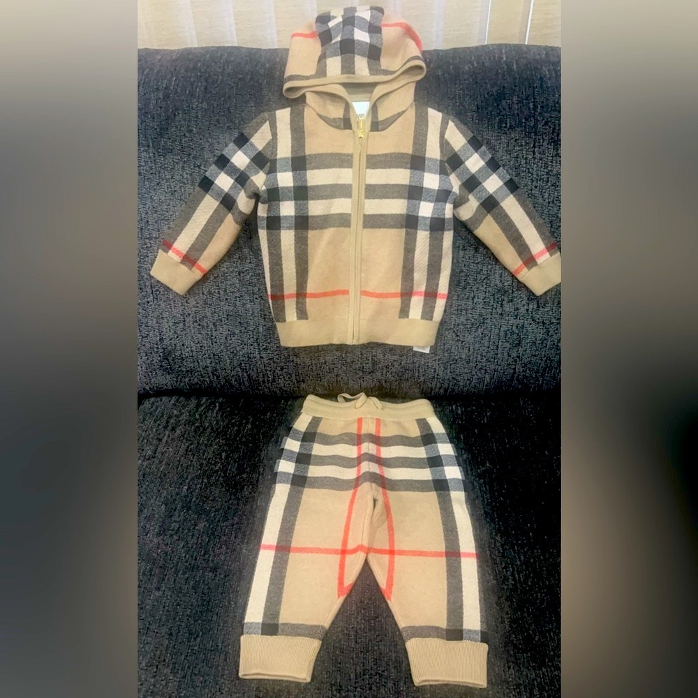 Wool Cashmere Burberry set